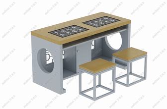 学生临摹桌14064